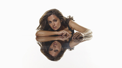 Eliza dushku white background