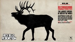 Elk red dead redemption grand theft auto rockstar games video 