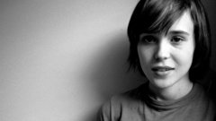 Ellen page grayscale monochrome