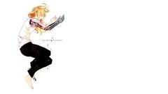 Elric edward Simple Background Full Metal Alchemist
