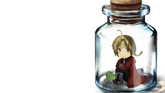 Elric edward Simple Background Full Metal Alchemist