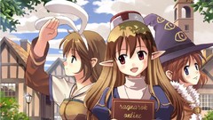 Elves anime girls animal ears ragnarok online bunny ears