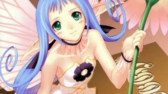 Elves anime girls shining tears tony taka soft shading