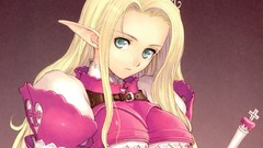 Elves blondes anime girls green eyes tony taka