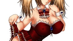 Elves maids cleavage hentai thigh highs skirt lift