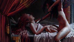 Elves murder artwork woman