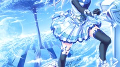 Elves red eyes skirts anime girls original characters scans 