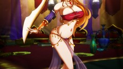 Elves Swords cleavage hentai tight clothing