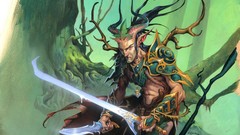 Elves Swords magic: the gathering Daggers fantasy art Jesper 