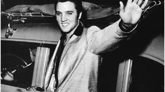 Elvis presley grayscale