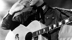 Elvis presley grayscale guitars