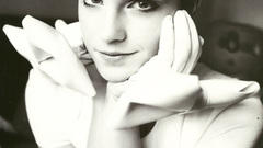 Emma watson monochrome magazine