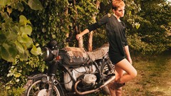 Emma watson motorbikes fashion photography