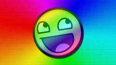 emoticons Awesome Face colorful 2009 (Year) gradient