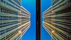 Empire State Building York looking up