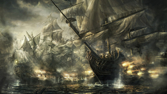 empire: total war frigates video games ocean battle artwork ship