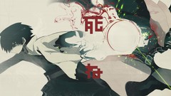 Empty short hair black hair black eyes Mononoke