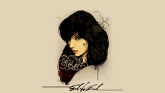 End studio artwork girl