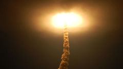 Endeavour clouds space shuttle
