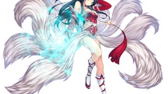 Energy balls woman video games ahri