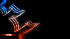 Energy neon lights abstract