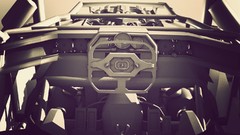 Engines vintage 3d drawings cockpit