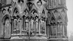 England architecture churches statues