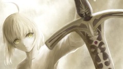 England Excalibur Anime king saber Swords anime girls fate stay 