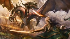 Eowyn the lord of the rings fantasy art witch king