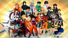 Eren Jeager hei shingeki no kyojin son goku monkey d luffy ippo