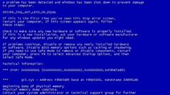 Error microsoft windows Blue Screen of Death