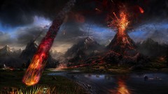 Eruption Volcanoes artwork Fel-X