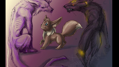 Espeon umbreon eevee