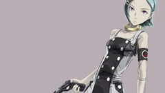 eureka seven Anime Eureka (character) anime girls gun aqua hair
