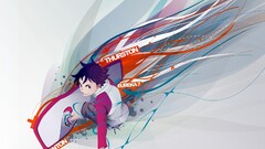 eureka seven Anime Thurston Renton artwork digital art colorful