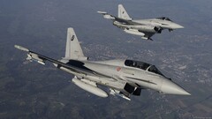 eurofighter typhoon jet-fighter airplane Aircraft sky military