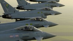 eurofighter typhoon jet-fighter airplane Aircraft sky military