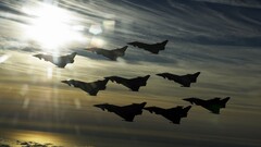 eurofighter typhoon jet-fighter airplane Aircraft sky vehicle