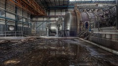 Europe abandoned machinery cityscapes factories