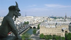 Europe architecture cityscapes Gargoyles