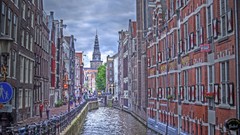 Europe canal churches