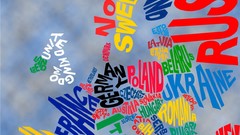 Europe country Maps text