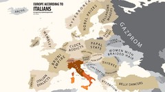 Europe Italy Maps funny charts stereotype