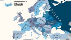 Europe Maps Russia funny charts stereotype