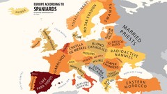 Europe Maps Spain funny charts stereotype