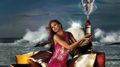 Eva Mendes campari