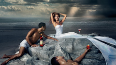 Eva Mendes Men campari