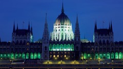 Evening lighting Parliament budapest Hungarian Parliament 