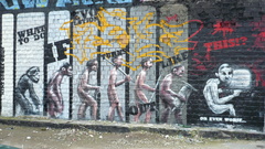 Evolution street art