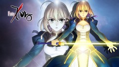 Excalibur dress saber blondes blue eyes fate stay night fate 